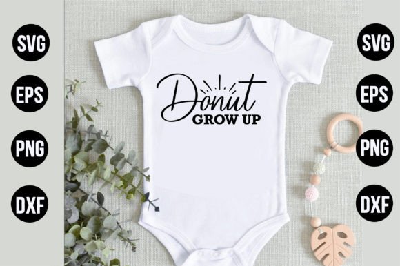 Donut Grow Up: T-Shirt Designs & Brand Graphics