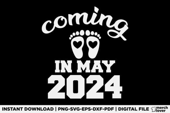 New Baby Coming in May 2024 Pregnancy Graphics