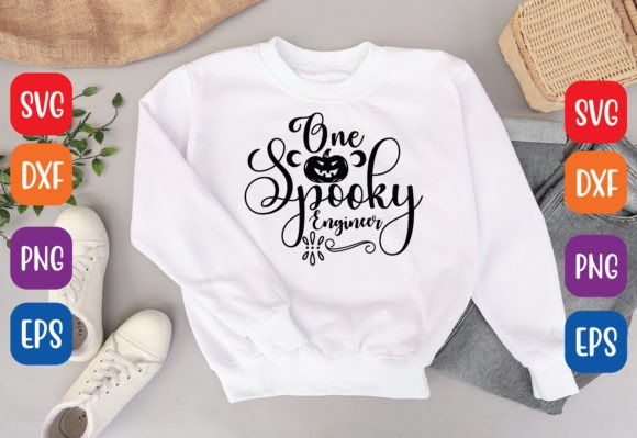 One Spooky Engineer SVG: Graphics for T-Shirt Designs