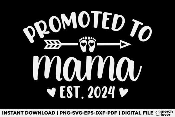 Promoted to Mama 2024 Mothers Day Shirt